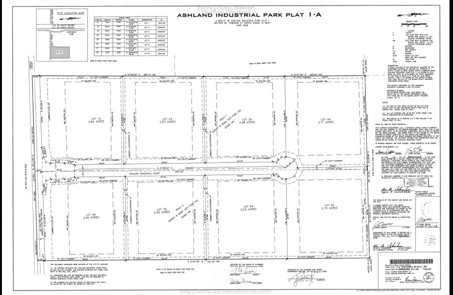 Ashland Industrial Ct, Ashland, MO à vendre - Plan cadastral – Image 2 sur 14