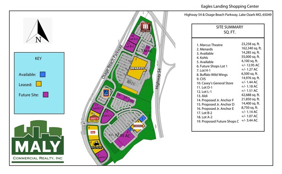 1300 Barred Owl Ln, Lake Ozark, MO à louer - Plan de site – Image 2 sur 3