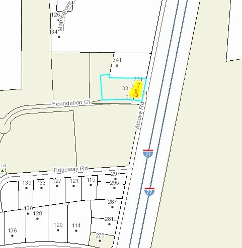 331 Alcove Rd, Mooresville, NC à louer - Plan cadastral – Image 2 sur 6