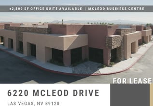 6220 McLeod Dr, Las Vegas, NV à louer Photo de l’immeuble– Image 1 sur 4