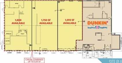 7421 Sudley Rd, Manassas, VA à louer Plan d’étage– Image 1 sur 1