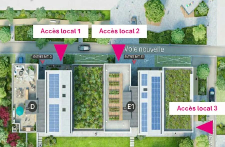 Local d'activités dans Lyon à vendre - Plan de site – Image 3 sur 3