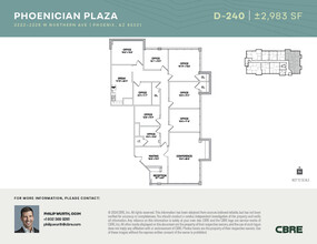 2222-2228 W Northern Ave, Phoenix, AZ à louer Plan d’étage– Image 1 sur 1