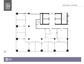 180 N LaSalle St, Chicago, IL à louer Plan d’étage– Image 1 sur 8