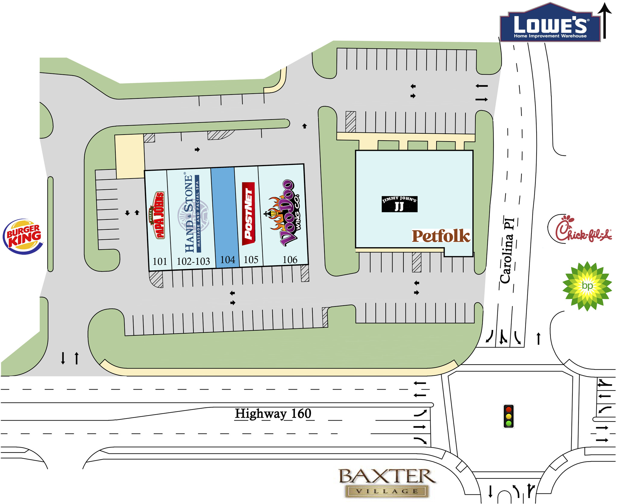 1646 W Hwy 160, Fort Mill, SC à louer Plan de site– Image 1 sur 1