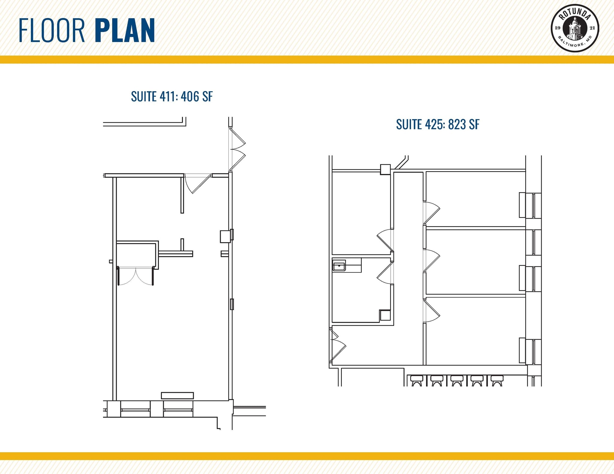 711 W 40th St, Baltimore, MD à louer Plan d’étage– Image 1 sur 1