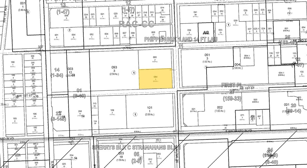 101 NE 3rd Ave, Fort Lauderdale, FL à louer - Plan cadastral – Image 3 sur 15