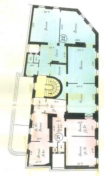 Bureau dans Paris à louer - Plan d’étage – Image 2 sur 2