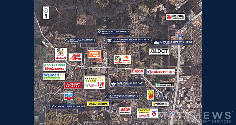 5123 Moffett Rd, Mobile, AL à vendre - Photo de l’immeuble – Image 3 sur 3
