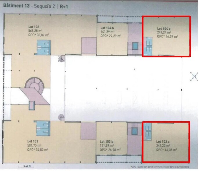 Local d’activités dans Saint-Priest à louer - Plan d’étage – Image 3 sur 4