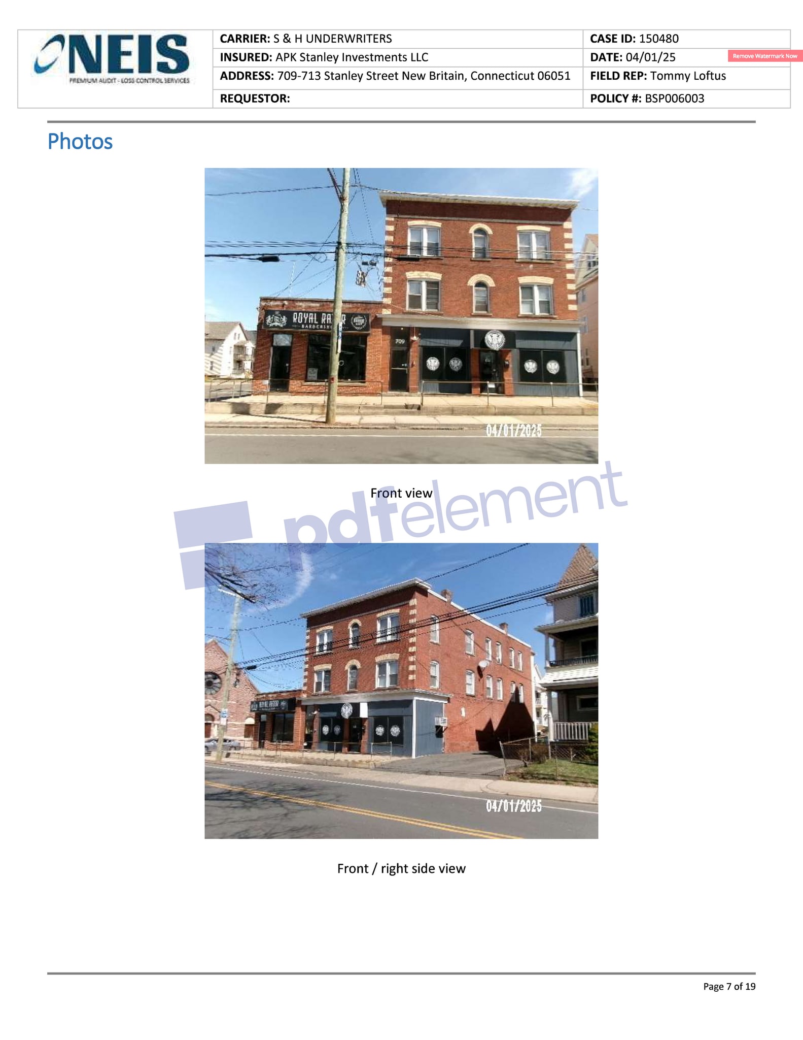 707-713 Stanley St, New Britain, CT à louer Photo de l’immeuble– Image 1 sur 1