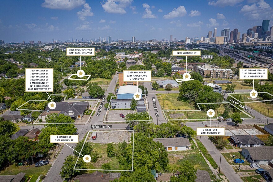 Houston Third Ward Portfolio portefeuille de 8 biens à vendre sur LoopNet.fr - Aérien – Image 3 sur 10