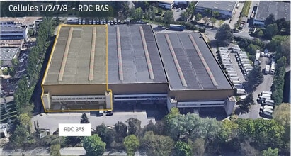 Sarcelles, VDO - Vue aérienne  vue de carte