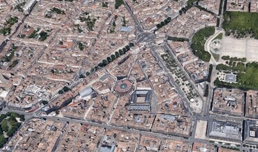 Bordeaux, GIR - Vue aérienne  vue de carte