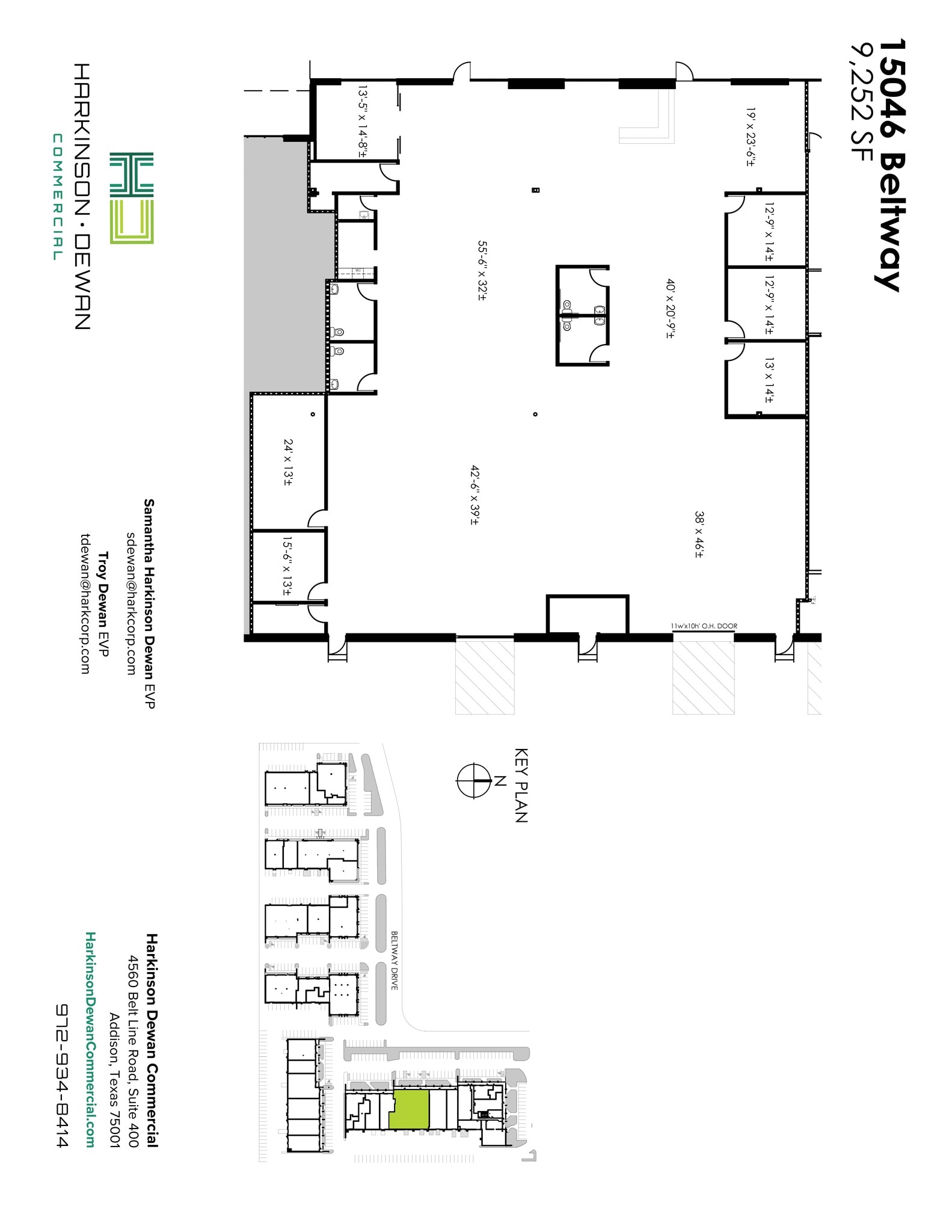 15026-15080 Beltway Dr, Addison, TX à louer Plan de site– Image 1 sur 1