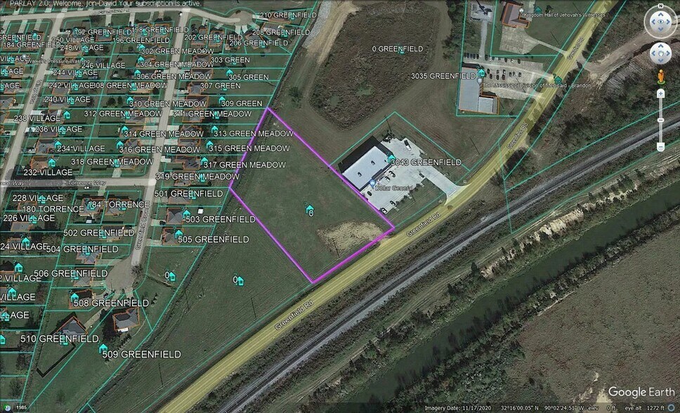 0 Greenfield Rd, Pearl, MS à vendre - Photo de l’immeuble – Image 1 sur 3