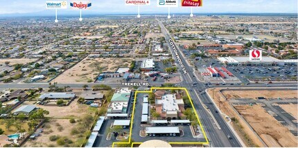 1119 E Cottonwood Ln, Casa Grande, AZ - Vue aérienne  vue de carte