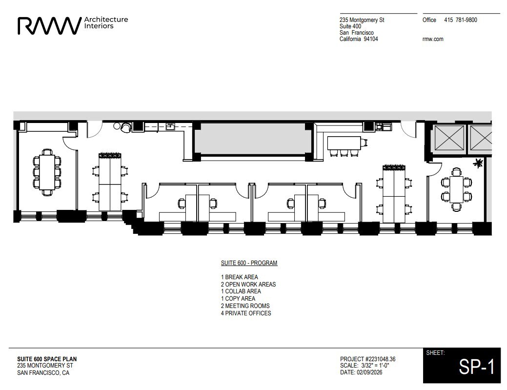 235 Montgomery St, San Francisco, CA à louer Plan d’étage– Image 1 sur 1