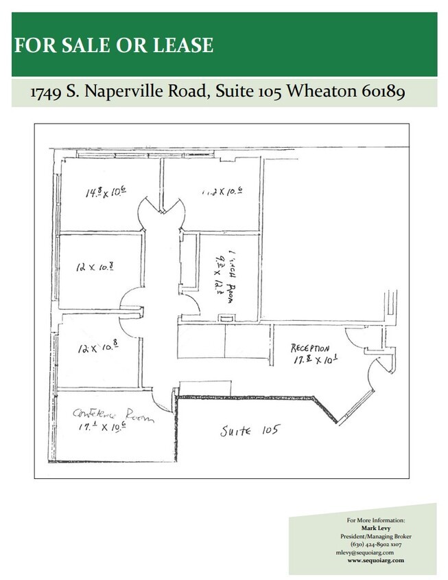 1749 S Naperville Rd, Wheaton, IL 60189 - Lot 105 -  - Plan d’étage - Image 1 of 1