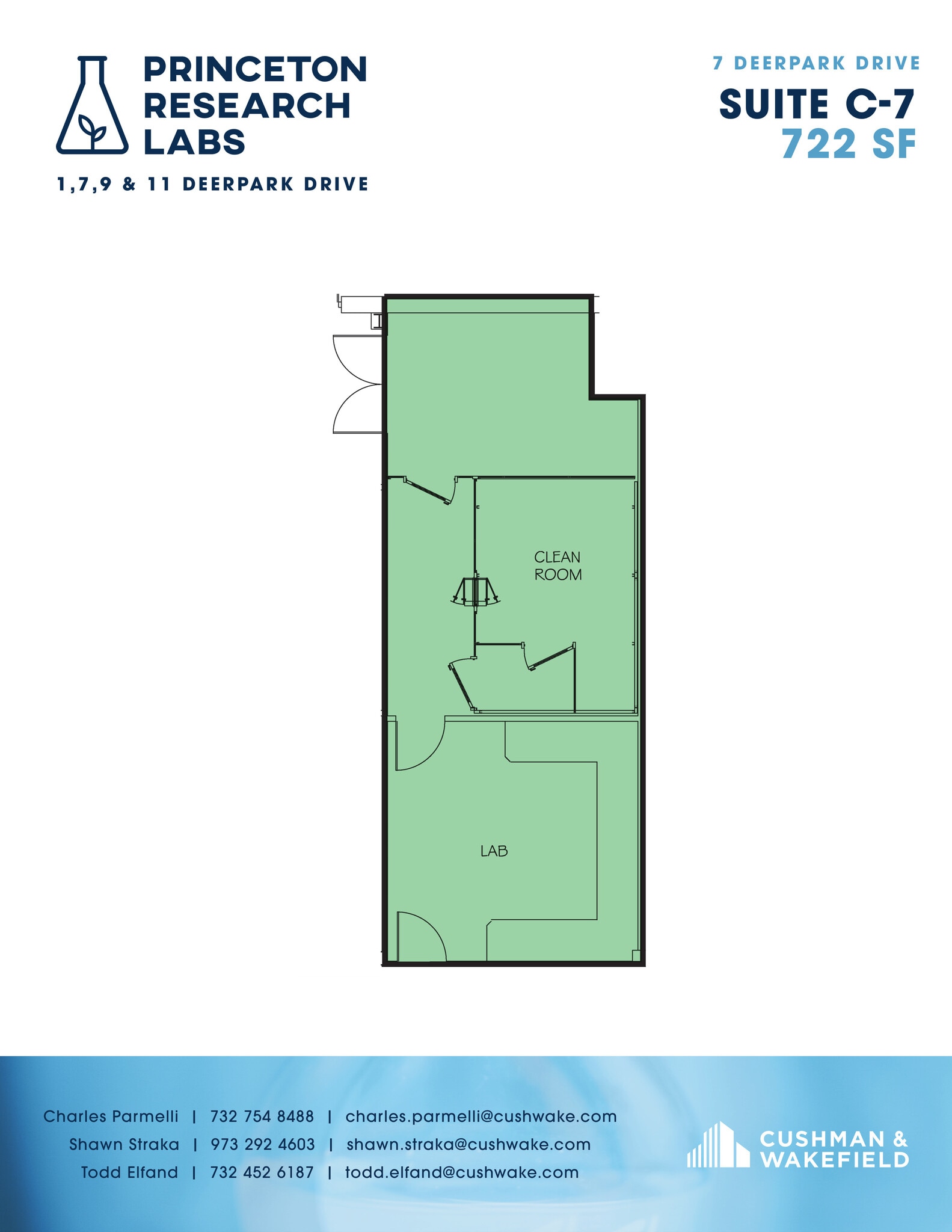 1 Deer Park Dr, Monmouth Junction, NJ à louer Plan d’étage– Image 1 sur 1