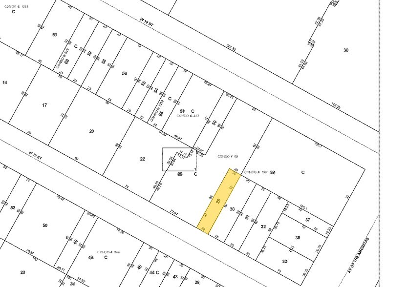 111 W 17th St, New York, NY à louer - Plan cadastral – Image 2 sur 41