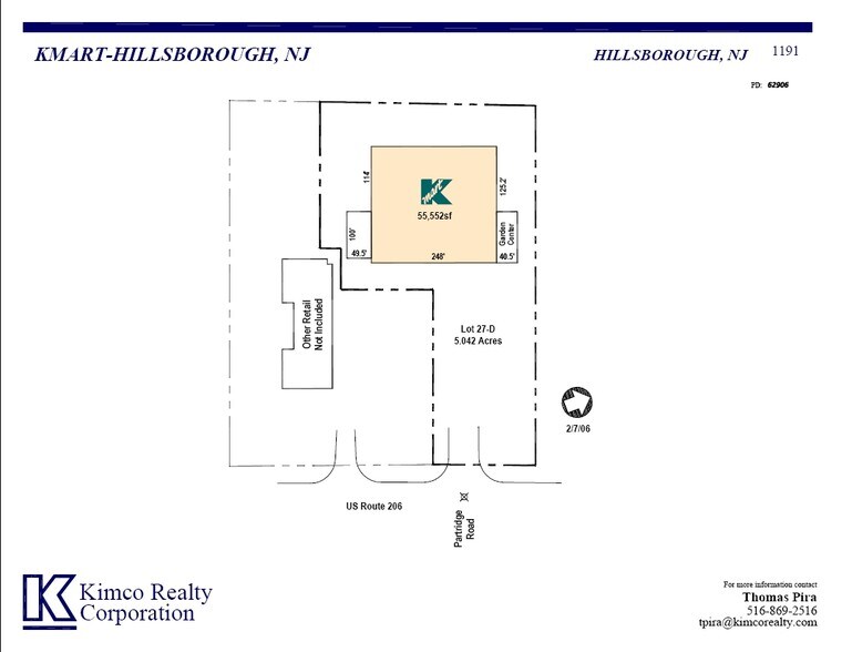 256 Hwy 206 S, Hillsborough, NJ à louer - Plan de site – Image 3 sur 3