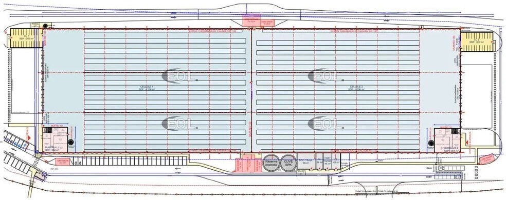 Industriel/Logistique dans Châtenoy-le-Royal à louer - Plan d’étage – Image 3 sur 4