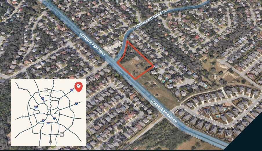 Nec Schertz Pky, Schertz, TX à vendre Aérien– Image 1 sur 2