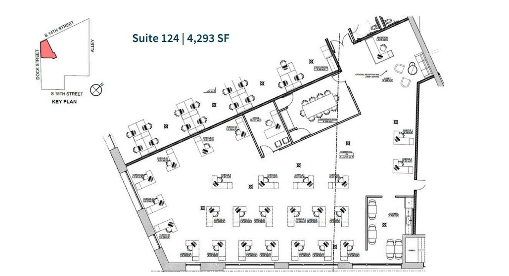 125 S 14th St, Richmond, VA à louer Plan d’étage– Image 1 sur 1