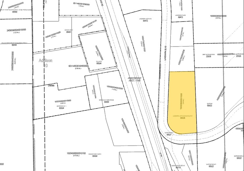 14800 Landmark Blvd, Dallas, TX à louer - Plan cadastral – Image 2 sur 22