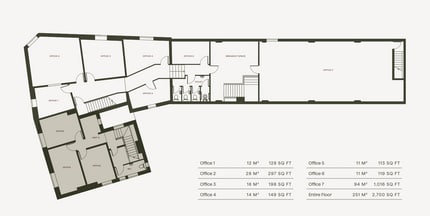 1-3 Hanbury St, Droitwich à louer Plan d’étage– Image 1 sur 1