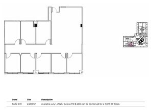 9200-9211 Corporate Blvd, Rockville, MD à louer Plan d’étage– Image 1 sur 1