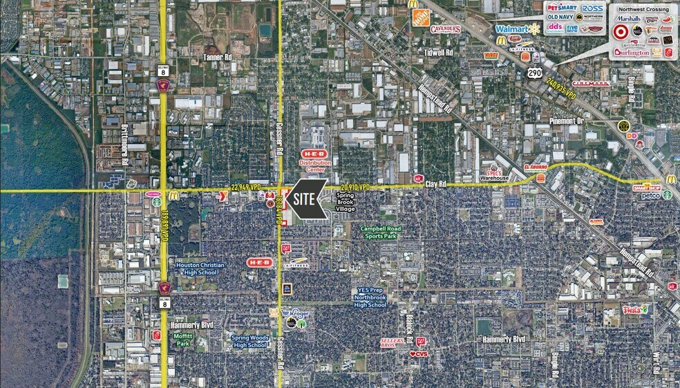 Sec of Gessner Rd & Clay Rd, Houston, TX à louer - Photo de l’immeuble – Image 3 sur 6