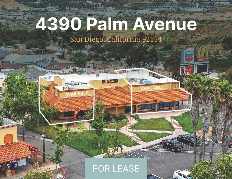 4390 Palm Ave, San Diego, CA à louer - Photo de l’immeuble – Image 1 sur 4