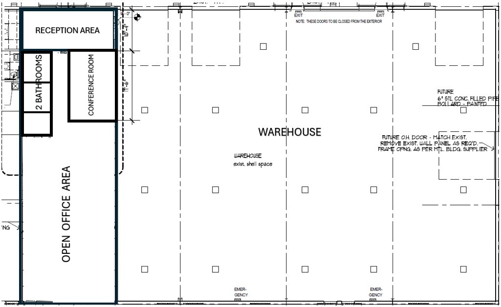 20 N Rockwell Ave, Oklahoma City, OK à louer Plan d’étage– Image 1 sur 1