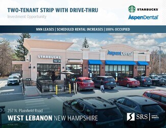 Plus de détails pour 257 Plainfield Rd, West Lebanon, NH - Local commercial à vendre