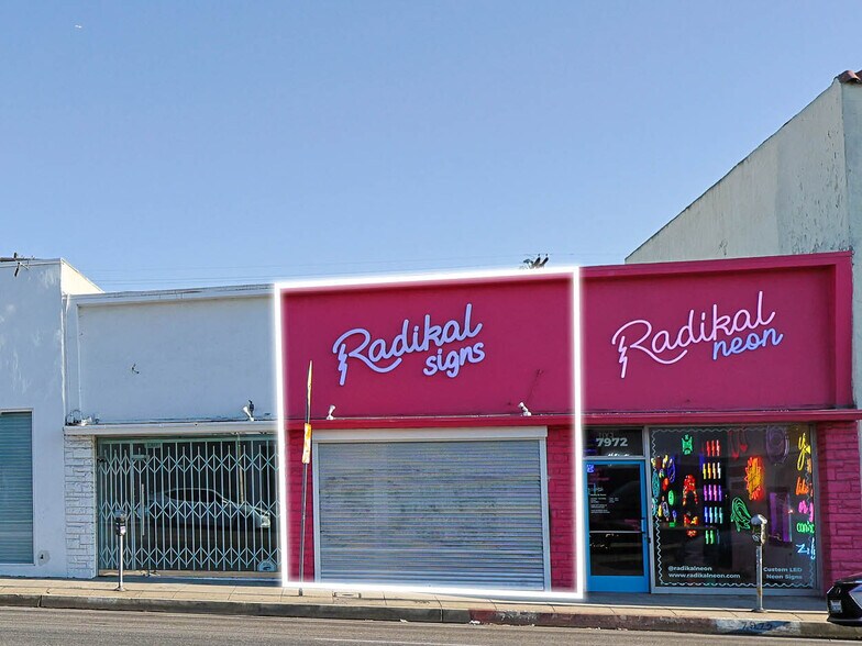 7970-7972 Melrose Ave, Los Angeles, CA à louer - Photo de l’immeuble – Image 1 sur 4