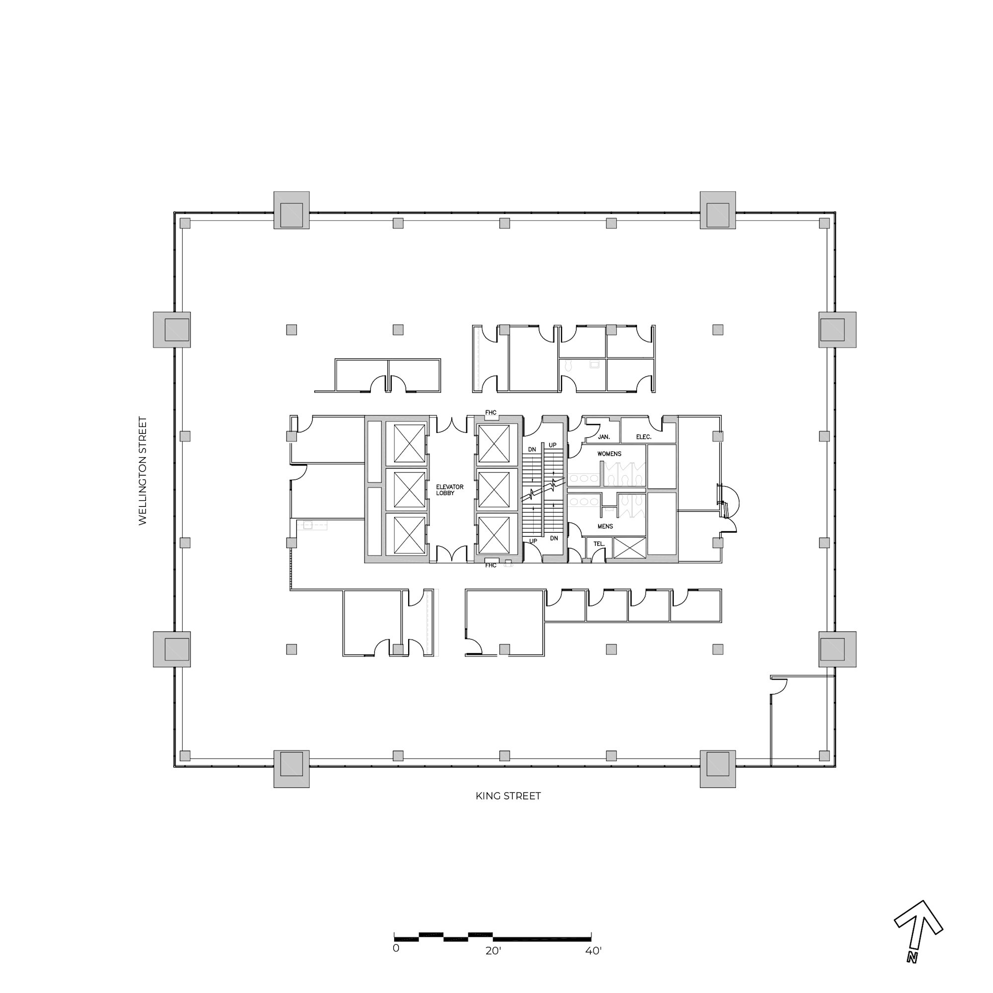 380 Wellington St, London, ON à louer Plan d’étage– Image 1 sur 1
