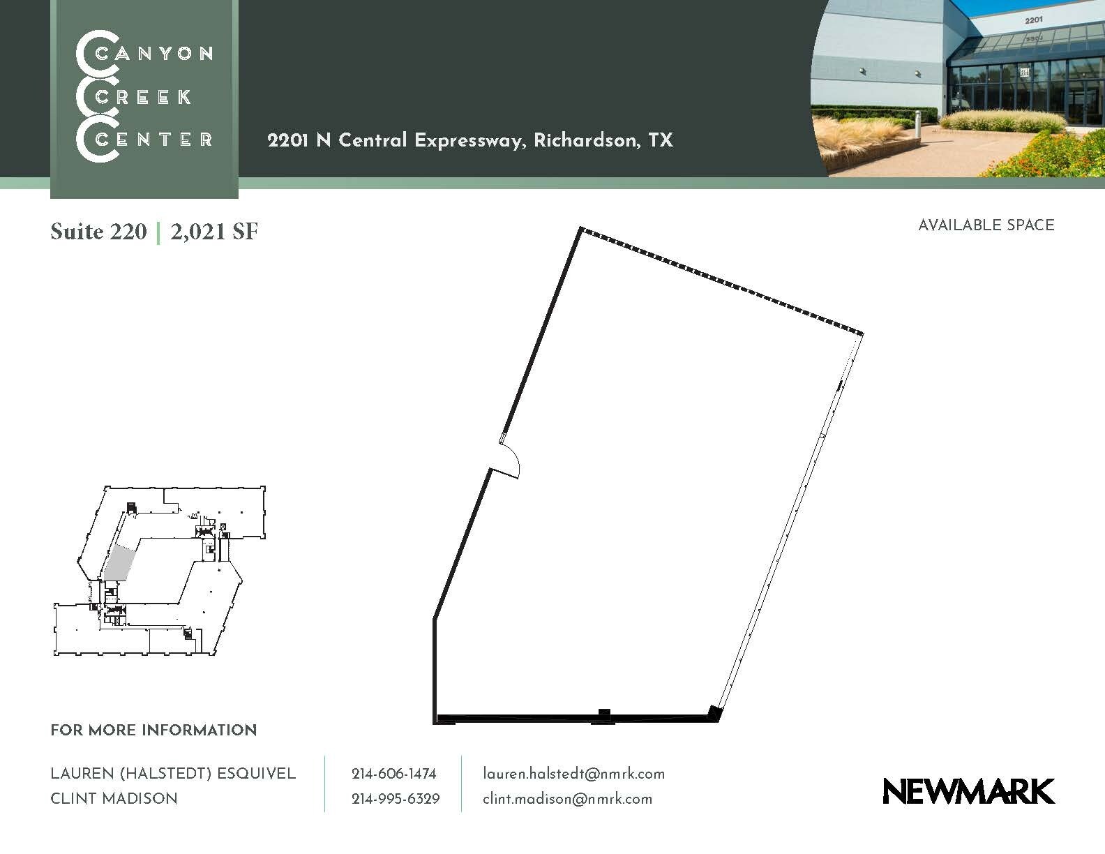 2201 N Central Expy, Richardson, TX à vendre Plan d’étage– Image 1 sur 1