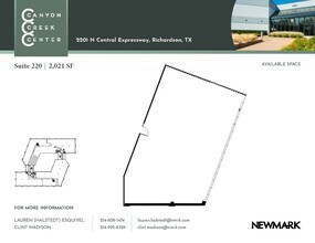 2201 N Central Expy, Richardson, TX à vendre Plan d’étage– Image 1 sur 1