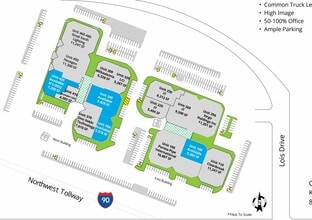 2100 Golf Rd, Rolling Meadows, IL à louer Plan de site– Image 2 sur 2