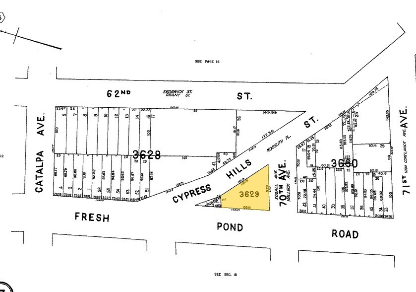 69-19 Fresh Pond Rd, Flushing, NY à louer - Plan cadastral – Image 2 sur 8