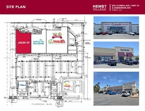 2701-2897 W Florida Ave, Hemet, CA à louer Plan d’étage– Image 1 sur 1
