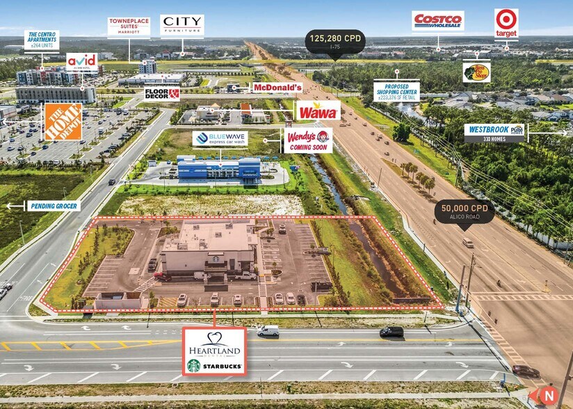 17021 Three Oaks Marketplace Dr, Fort Myers, FL à vendre - Photo de l’immeuble – Image 2 sur 4