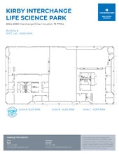 8901-8933 Interchange Dr, Houston, TX à louer Plan d’étage– Image 1 sur 1