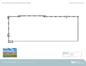 525 Woodland Square Blvd, Conroe, TX à louer Plan d’étage– Image 1 sur 5
