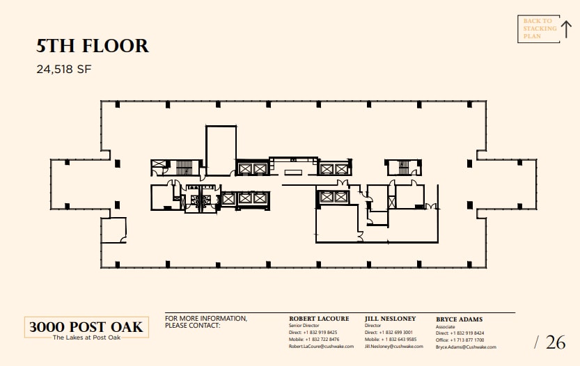 3000 Post Oak Blvd, Houston, TX à louer Plan d’étage– Image 1 sur 1