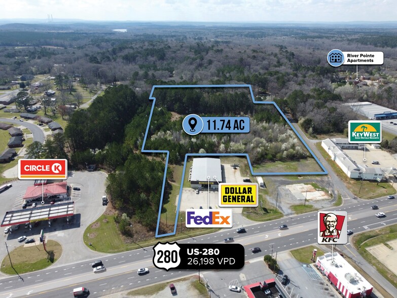 adj. to 32300 U.S. 280 Hwy, Childersburg, AL à vendre - Photo de l’immeuble – Image 2 sur 7