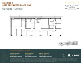 5990 Greenwood Plaza Blvd, Greenwood Village, CO à louer Plan d’étage– Image 1 sur 1