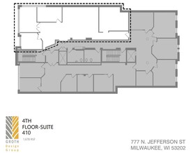 777 N Jefferson St, Milwaukee, WI à louer Plan d’étage– Image 1 sur 1